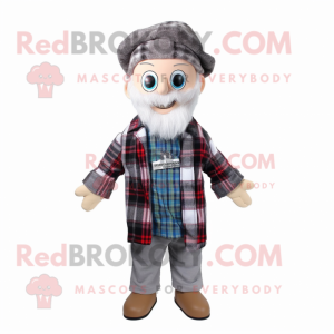 nan Doctor mascot costume character dressed with a Flannel Shirt and Beanies