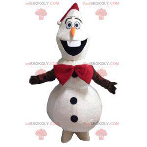 Mascotte d'Olaf célèbre bonhomme de neige de la reine des