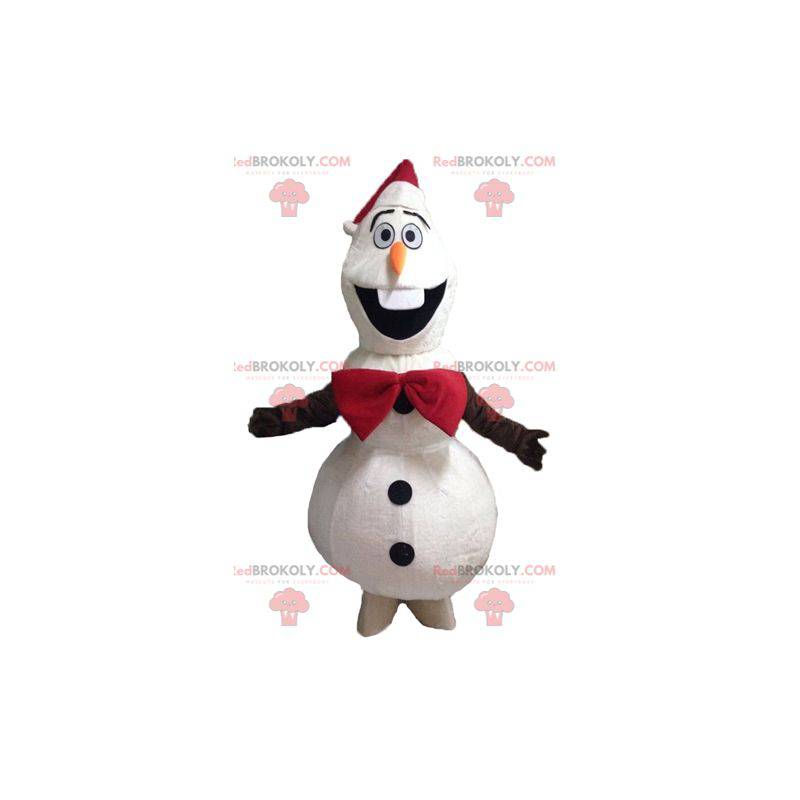 O famoso boneco de neve Mascote Olaf da Rainha da Neve -