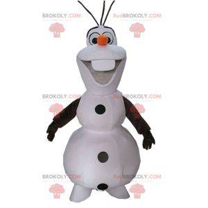 O famoso boneco de neve Mascote Olaf da Rainha da Neve -