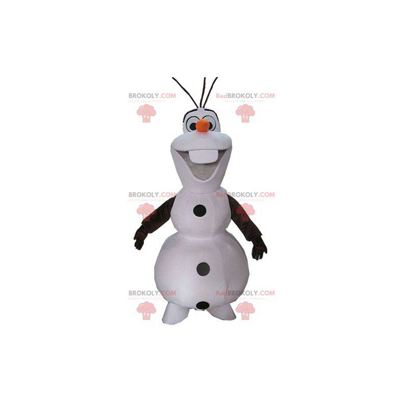 O famoso boneco de neve Mascote Olaf da Rainha da Neve -