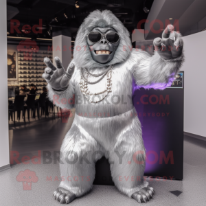 Silver Gorilla mascotte...