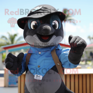 Black Dolphin mascotte...