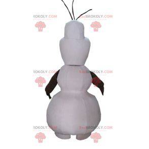 Mascot Olaf famoso muñeco de nieve de la Reina de las Nieves -