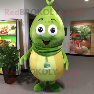 Olive Pear maskot drakt...