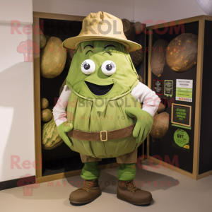 Olive Cabbage maskot drakt...