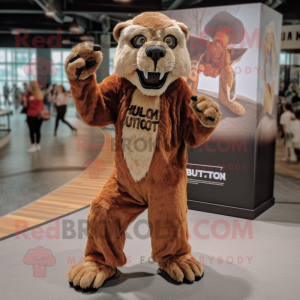 Rust Smilodon maskot...