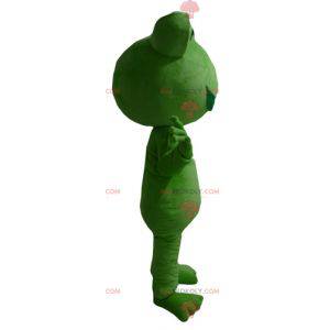 Giant and smiling green frog mascot - Redbrokoly.com