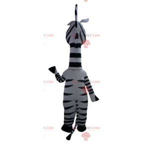Marty mascotte de beroemde cartoon zebra uit Madagascar -