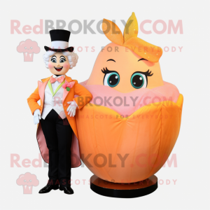 Peach Queen maskot drakt...