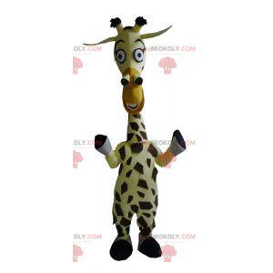 Melman mascot the famous giraffe from Madagascar cartoon -