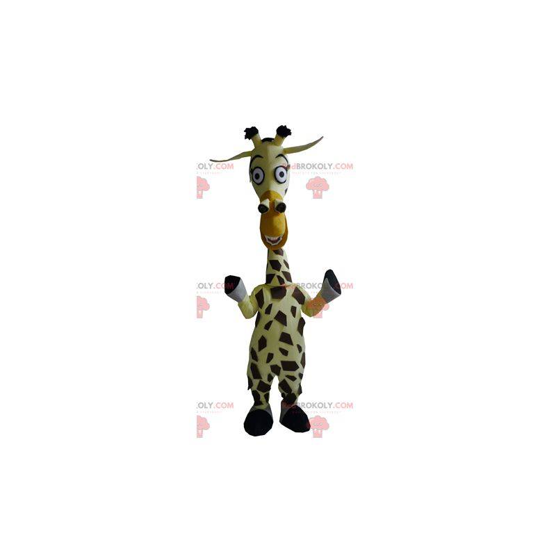 Melman mascot the famous giraffe from Madagascar cartoon -