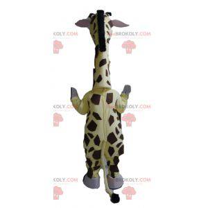 Melman mascot the famous giraffe from Madagascar cartoon -