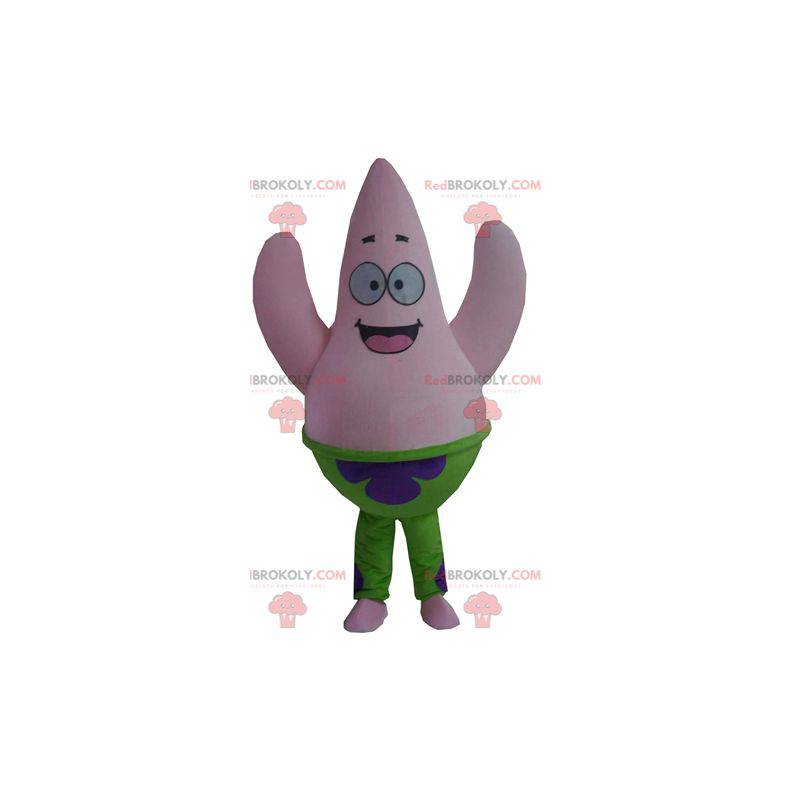 Mascot Patrick famous pink starfish from SpongeBob SquarePants