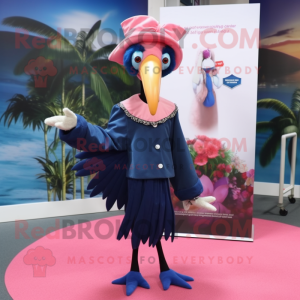 Navy Flamingo mascotte...