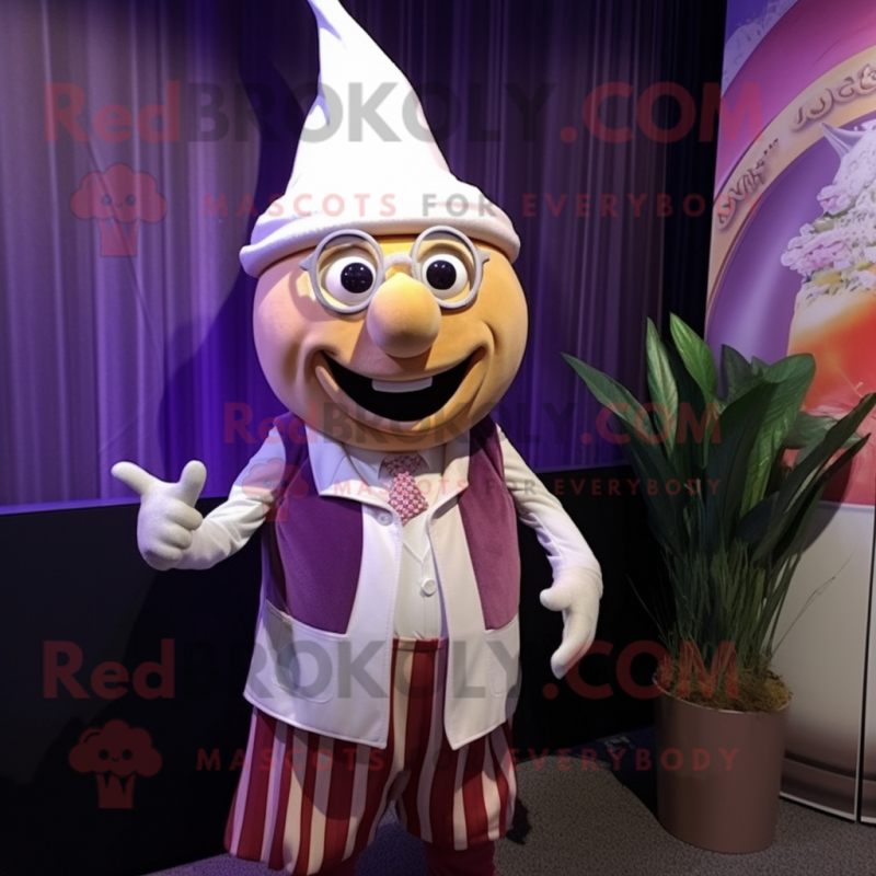 nan Onion mascot costume character dressed with a Henley Tee and Pocket squares