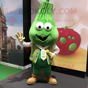 nan Onion mascot costume character dressed with a Henley Tee and Pocket squares