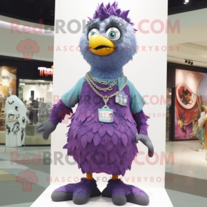 Purple Pigeon maskot...