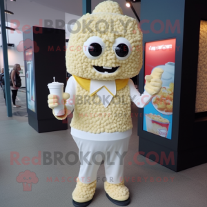 Cream Pop Corn maskot...