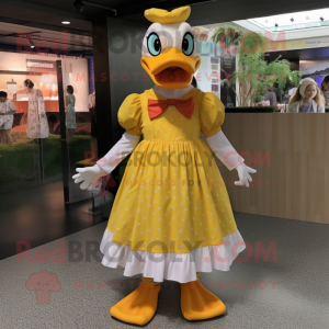  Duck maskot kostym...