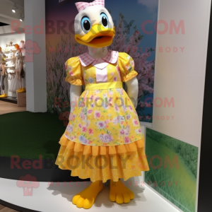  Duck mascotte kostuum...