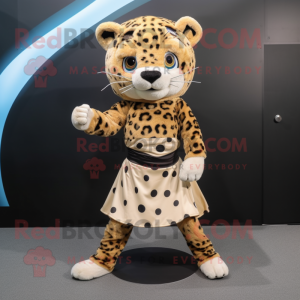 Tan Leopard mascotte...