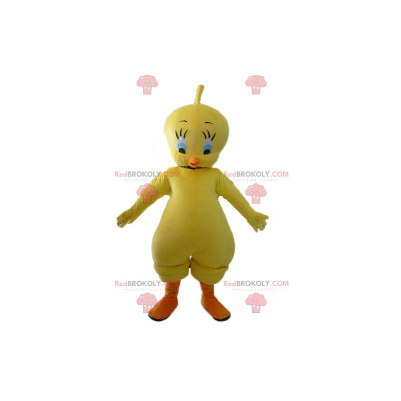 Mascote Titi famoso canário amarelo Looney Tunes -