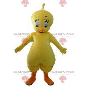 Mascotte de Titi célèbre canari jaune des Looney Tunes -