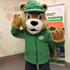 Green Mountain Lion maskot...