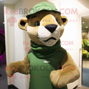 Green Mountain Lion maskot...