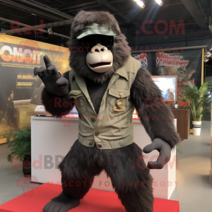  Gorilla maskot drakt...