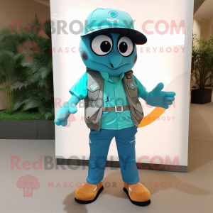 Turquoise Momentum mascotte...