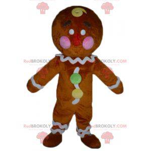 Mascot Ti famous gingerbread cookie in Shrek - Redbrokoly.com