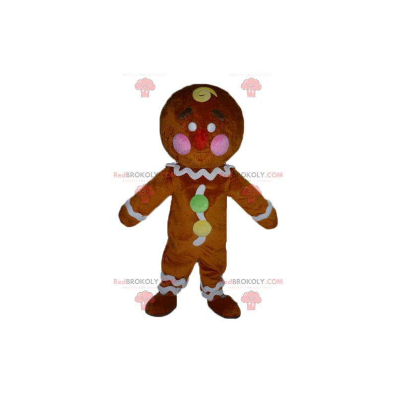 Mascot Ti famous gingerbread cookie in Shrek - Redbrokoly.com
