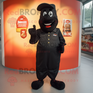 Black Currywurst mascotte...