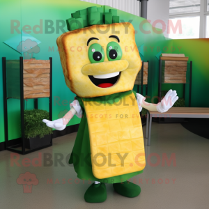 Grön grillad ostsmörgås...