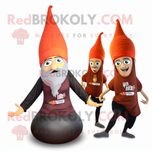 Rust Onion mascotte kostuum...