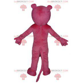 Roze panter mascotte stripfiguur - Redbrokoly.com