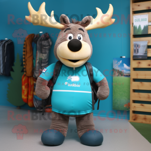 Postava maskota Teal Elk...