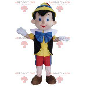 Mascot Pinocchio famous cartoon character - Redbrokoly.com