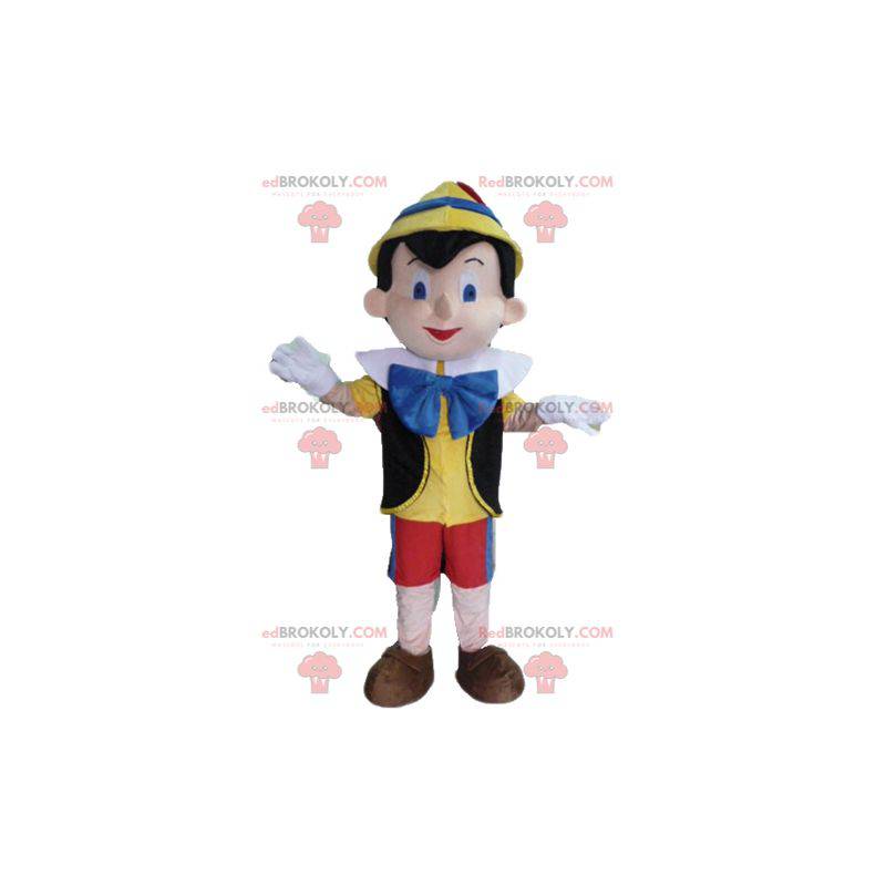 Maskottchen Pinocchio berühmte Zeichentrickfigur -