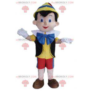 Maskottchen Pinocchio berühmte Zeichentrickfigur -