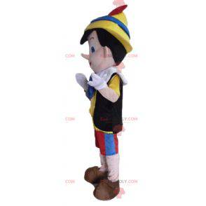 Maskottchen Pinocchio berühmte Zeichentrickfigur -