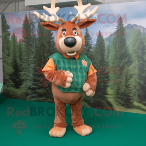 Peach Irish Elk mascotte...