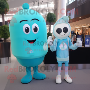 Cyan duftende stearinlys...