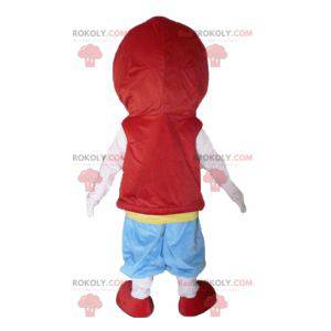 Manga character boy mascot in colorful outfit - Redbrokoly.com