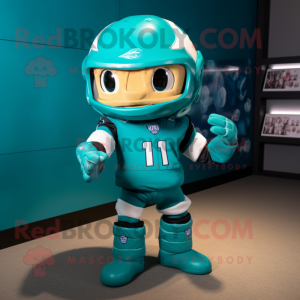 Teal American Football Helm...