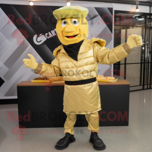 Gold Caesar Salad mascotte...