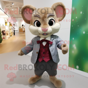  Dormouse maskot kostume...