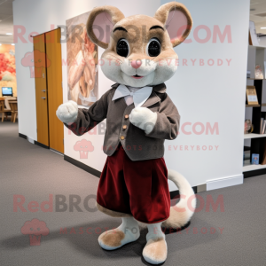  Dormouse maskot kostume...